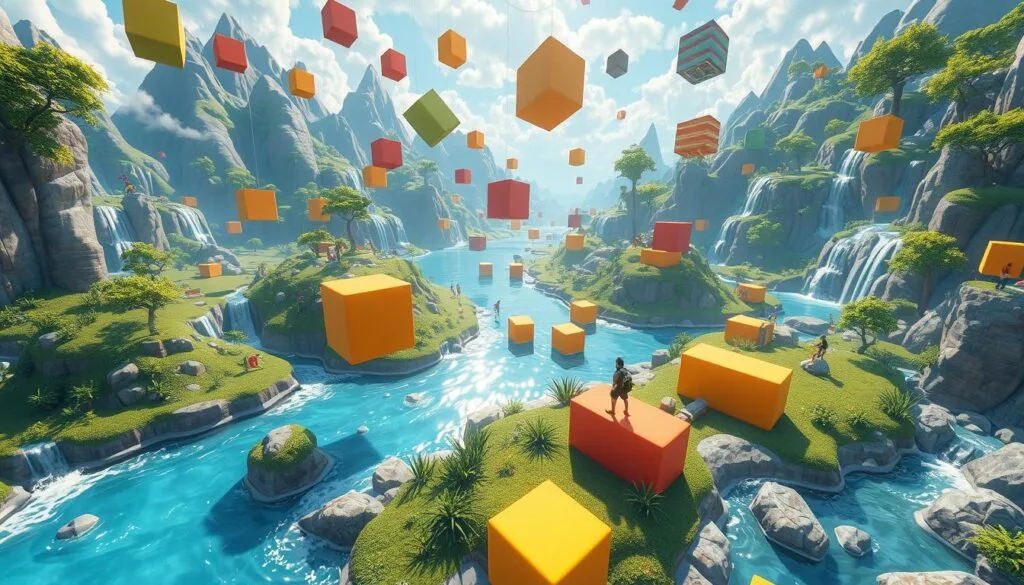 Immersive physics-based sandbox VR games