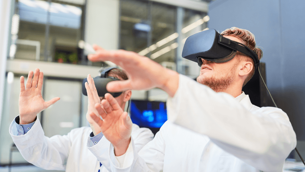 Virtual reality training in healthcare