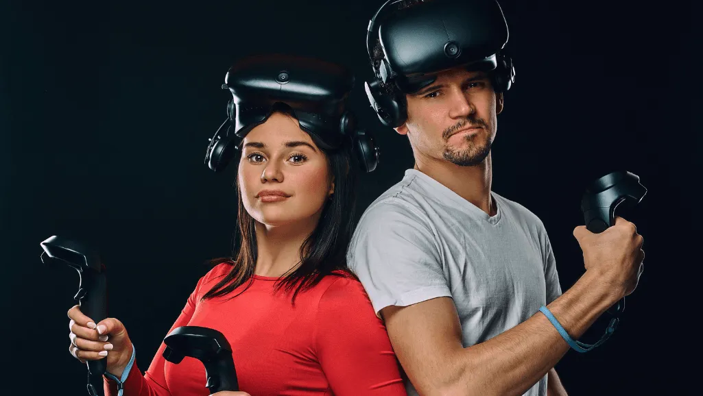vr headsets and motion controllers